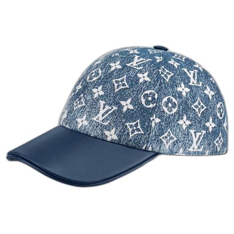 blue lv hat|louis vuitton monogram hats.